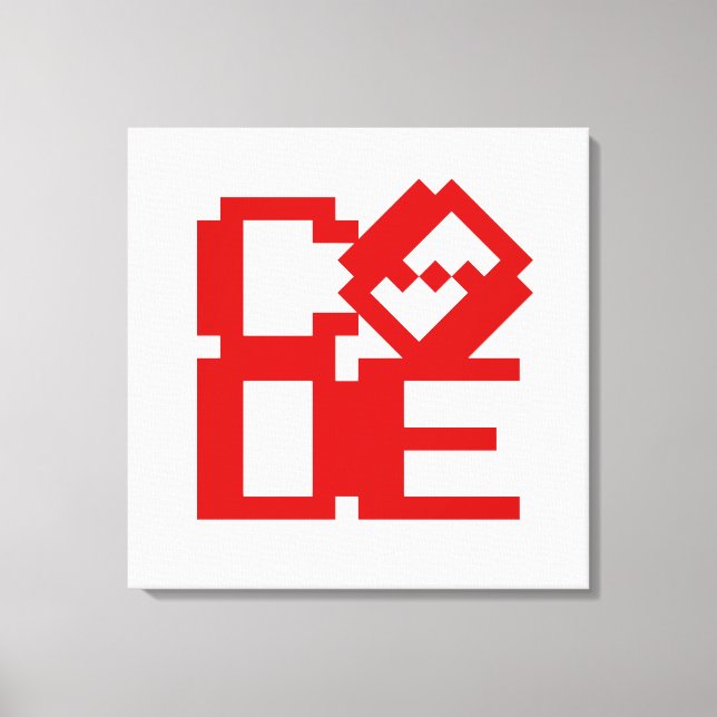 CODE LEINWANDDRUCK (Vorderseite)