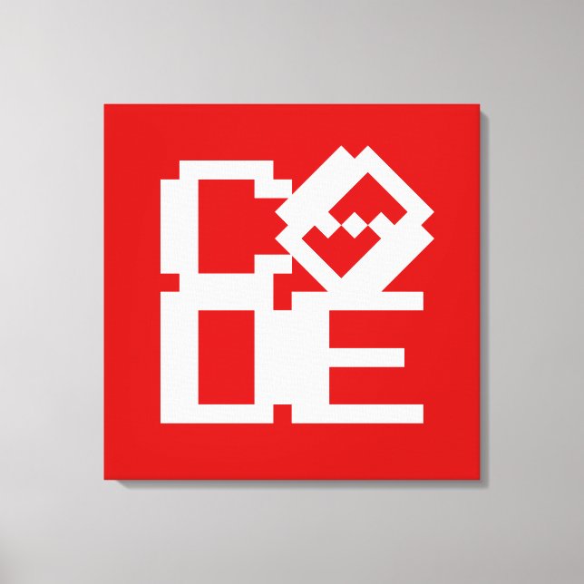 CODE LEINWANDDRUCK (Vorderseite)