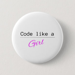 Code mögen ein MÄDCHEN Button