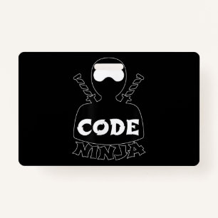 Code Ninja Computer Coding Engineer Funny Lovers Ausweis