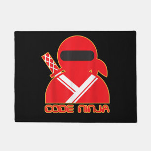 Code Ninja Computer Coding Engineer Funny Lovers Fußmatte