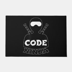 Code Ninja Computer Coding Engineer Funny Lovers Fußmatte