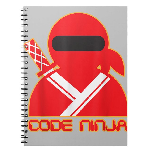Code Ninja Computer Coding Engineer Funny Lovers Notizblock (Vorderseite)