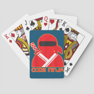 Code Ninja Computer Coding Engineer Funny Lovers Spielkarten