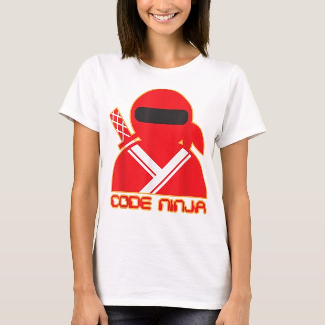Code Ninja Computer Coding Engineer Funny Lovers T-Shirt (Vorderseite)