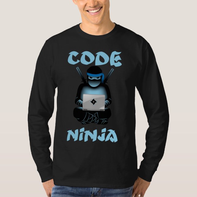 Code Ninja Programmierer-Computer Pr T-Shirt (Vorderseite)