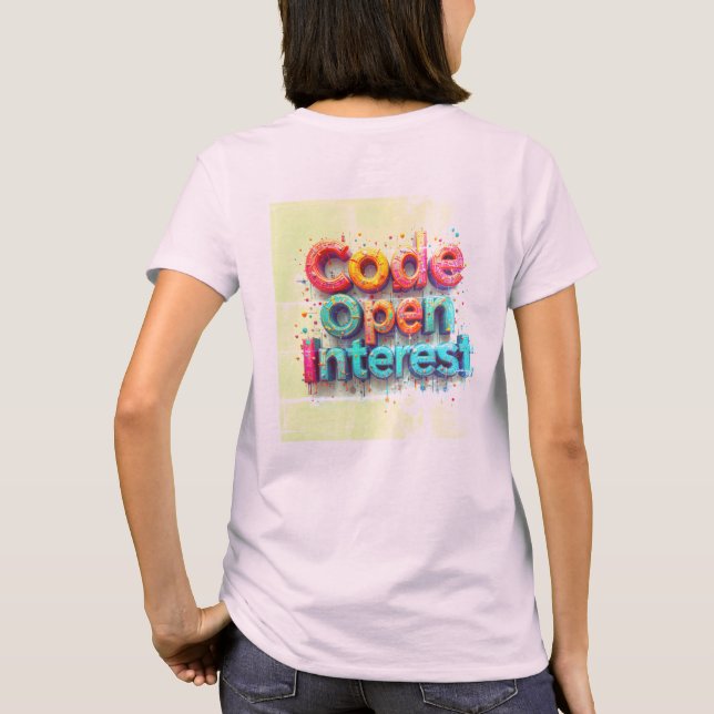 Code Open Interest T-Shirt (Rückseite)