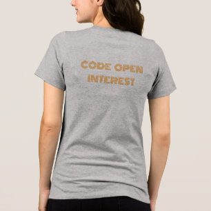 Code Open Interest Tri-Blend Shirt