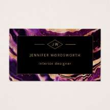 Code QR Abstrait professionnel moderne violet noir