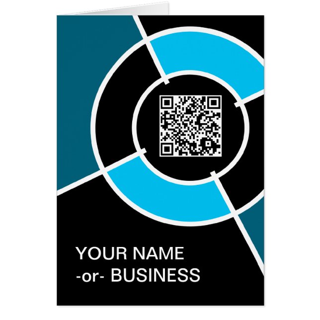code QR aqua bullseye (Devant)