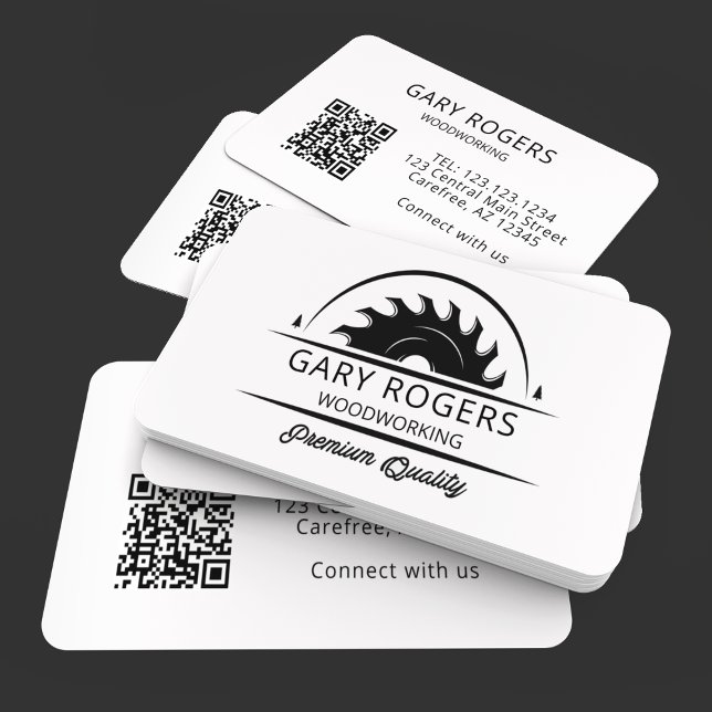 Code QR Carte de visite de la profession de travai (Créateur téléchargé)