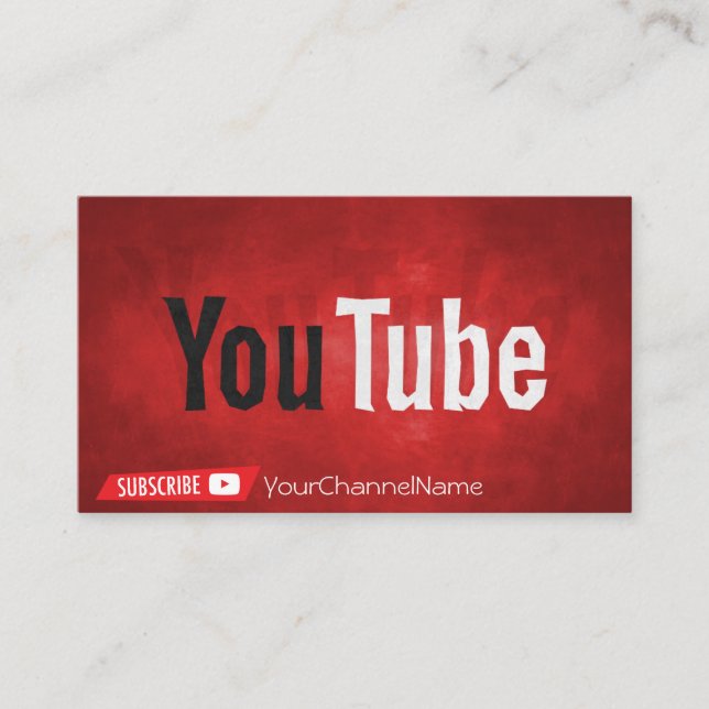 Code Qr | Carte publicitaire de canal (Devant)