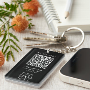 Code QR de logo d'entreprise personnalisé moderne