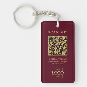 Code QR de logo d'entreprise sur mesure moderne
