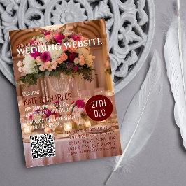 Code QR de magazine personnalisé | RSVP | Site Web