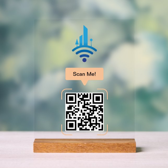 Code QR de Wi-Fi gratuit simple (Neutre)