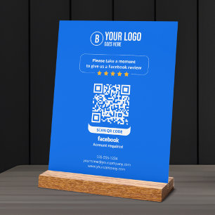 Code QR des avis Facebook Évaluez mon entreprise 5
