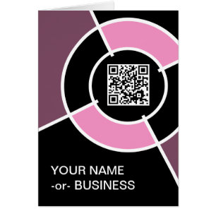 code QR du bullseye rose