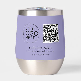 Code QR du logo d'entreprise pour la promotion des