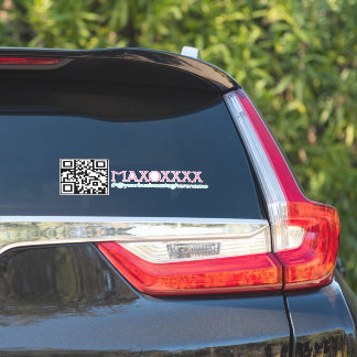 Code QR Enseigne de Salon d'Ongles Autocollant V