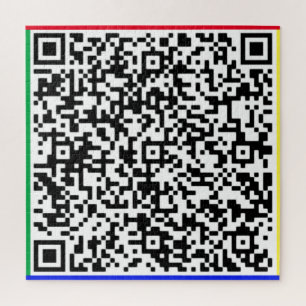 Code QR Jigsaw Puzzle Votre cadeau de message surp