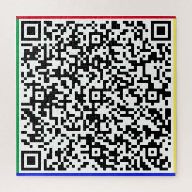 Code QR Jigsaw Puzzle Votre cadeau de message surp (Vertical)