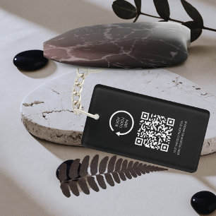 Code QR Logo d'entreprise Professionnel Simple Noi