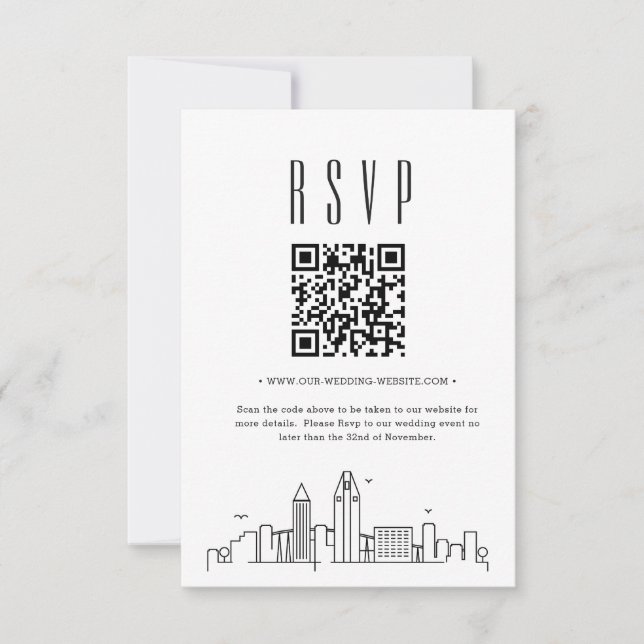 Code QR Mariage San Diego RSVP (Devant)