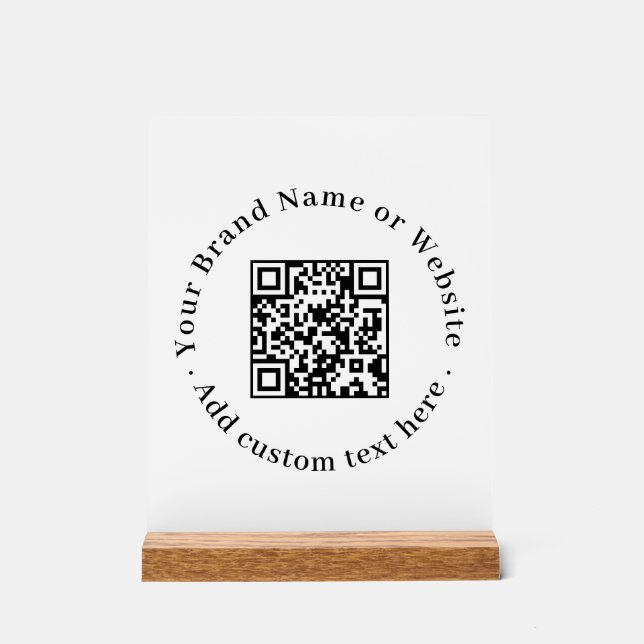 Code QR minimal | Nettoyer la promotion personnali (Recto)