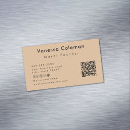 Code Qr minimum professionnel Carte de visite rust