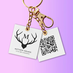 Code QR moderne Monogramme Balayer moi Professionn