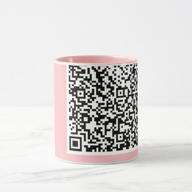 Code QR personnalisé Analyser votre Mug amusant Ch (Centre)