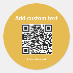 code QR personnalisé autocollant de promotion pers