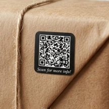 Code QR personnalisé | Autocollants carrés