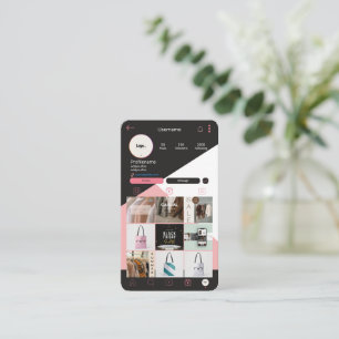 Code QR personnalisé Carte de visite-Logo Qr Insta