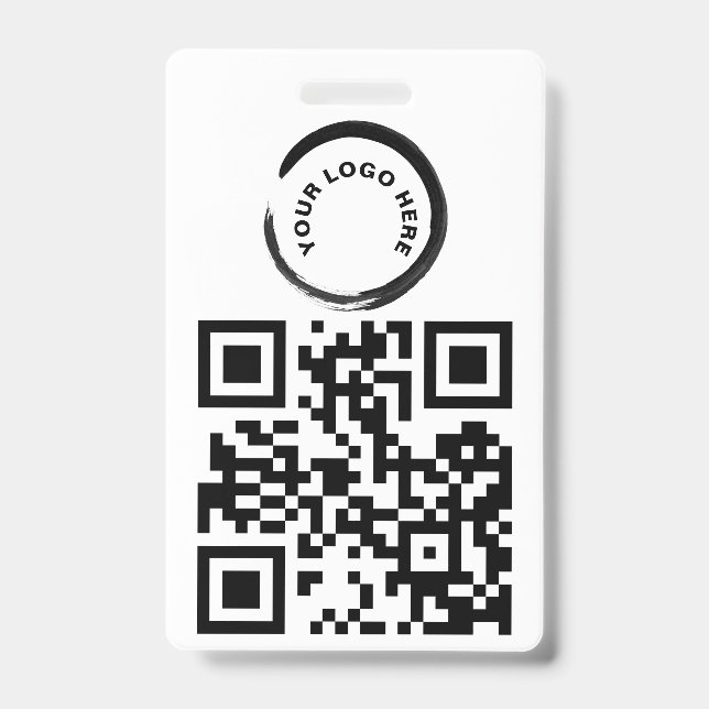 Code QR personnalisé et / ou badge de logo (Front)