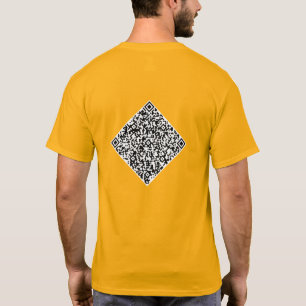 Code QR personnalisé Scan Info Votre T-Shirt Chois