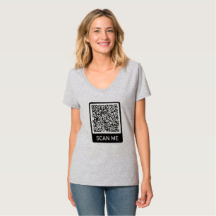 Code QR personnalisé T-shirt personnalisé
