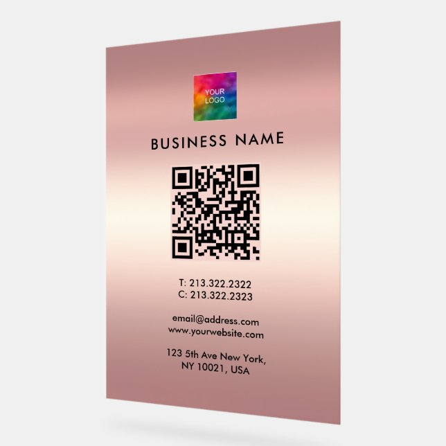 Code QR personnalisé Téléchargez votre logo sur Ro (Angle)