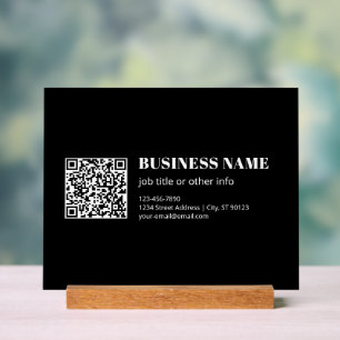 Code QR personnalisé & Texte rétro-moderne modifia