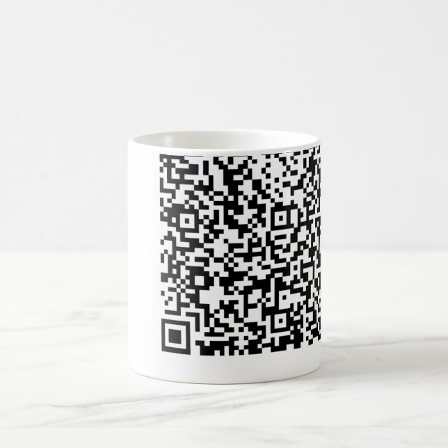 Code QR personnalisé Votre cadeau amusant Mug Choi (Centre)