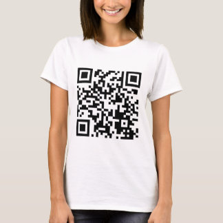 code qr sympa drôle t-shirt mignon avec code qr