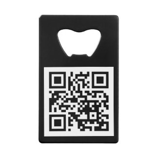 Code QR Uniquement Ouverture de bouteille en acier