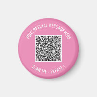 Code QR Votre Message Spécial Surprise Magnet Cade