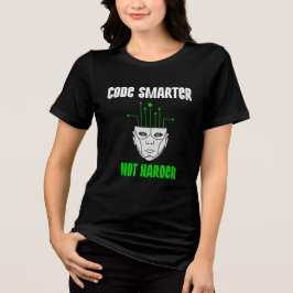Code Smarter nicht härter Software-Engineer Tri-Blend Shirt