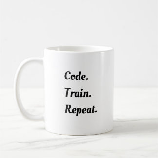 Code Train Repeat AI-Ingenieur Tasse – Maschine