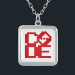CODE VERSILBERTE KETTE<br><div class="desc">LIEBE CODE Globe Trotters spezialisiert sich auf die Idiosynkratische Bildsprache aus der ganzen Welt. Hier finden Sie einzigartige Grußkarten, Postkarten, Poster, Mousepads und mehr.</div>