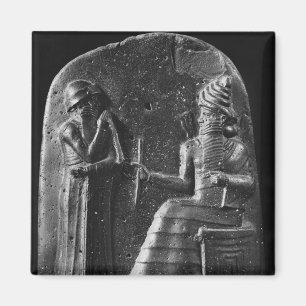 Code von Hammurabi, oben auf der Stele Magnet