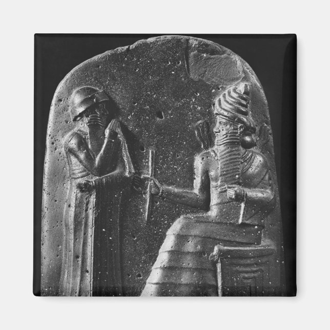 Code von Hammurabi, oben auf der Stele Magnet (Vorne)