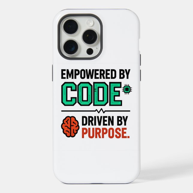 Code With Purpose iPhone-Hülle iPhone 15 Pro Max Hülle (Rückseite)